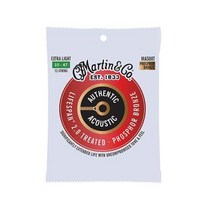 C. F. Martin 어쿠스틱 기타 라이프스팬 2.0 스트링 92 8 인 청동 엑스트라 라이트 게이지 12줄 (MA500T)