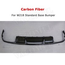 탄소 섬유 FRP 후면 범퍼 립 디퓨저 스포일러 메르세데스 벤츠 CLS 클래스 W218 CLS300 350 CLS63 AMG 스포츠 2012-2017, [01] CF For Base Bumper