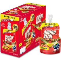 아미노바이탈 젤리 드링크 퍼펙트 에너지 자몽 맛 (130g x 6개) 아미노산 5000mg, 1BOX(6개입)개