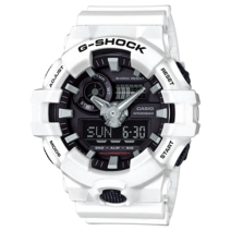 [지샥 G-SHOCK] 남여공용 GA-700-7ADR 빅페이스라인 스트릿패션모델 캐주얼시계 화이트 블랙포인트