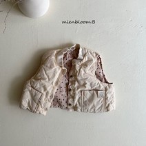 미앙블룸비KC 호호조끼 아기옷 애기옷 상의 아우터 봄