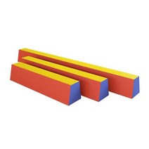 유아 체육 평균대 체조 교구 놀이 평형대 낮은 활동, 길이 1.5m PVC Ripstop 가죽