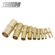 황동 스트레이트 호스 파이프 피팅 동일한 바브 가스 구리 커플러 커넥터 어댑터, 4mm-8mm
