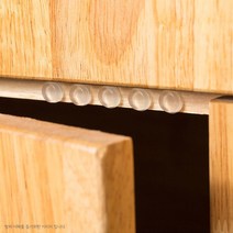 소음방지 범폰100개 진동 충격흡수 밀림방지 접착식 패드, 핑크