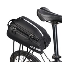 라이노워크 자전거 짐받이가방 12L 메신저백 RK6203, 블랙