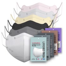 [메디치] 국산 원자재 KF94 새부리형 마스크 100개(25개입 포장/4중필터)여름 통풍, 라이트핑크, 중형