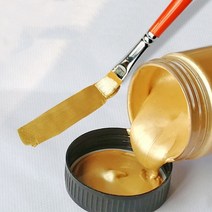 마카쥬물감 운동화 리폼 신발 염색 60ml 골드 페인트 메탈릭 아크릴 페인트 조각상 색칠을 위해 퇴색하지 않는 방수 diy 손 옷 페인트 낙서 안료, 샴페인 골드
