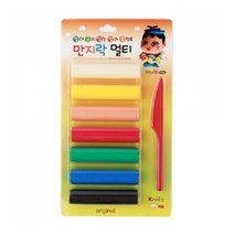 이야코 만지락 멀티 칼라 점토 절대 굳지 않는 유점토 유토 7색