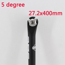 최신 로드 바이크 매트 풀 카본 파이버 시트포스트 오프셋, 5 degree 27.2x400mm