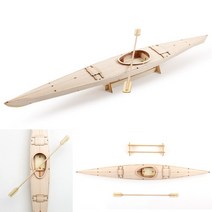 목재 조립 키트 카약 나무 모형 만들기 소형 배 우드 미니어쳐 피규어 DIY 미니어처 카악 베