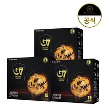 G7 GS017)G7 2in1 설탕커피 15T 3각 수출용, 15개입, 3박스