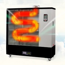 웰템 돈풍기 곱창난로 WHO-135 원적외선 대형온풍기 주름관 튜브히터 히터 핫센