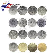 24x1.85mm 놀이 커스텀 아케이드 게임 토큰 코인 메탈 게임기 코인의 및 예비 부품