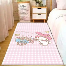 마이멜로디 카펫 침실 거실 러그 미끄럼 방지 매트 패드 산리오 캐릭터 귀여운 카페트