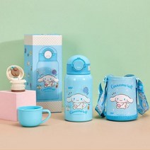 산리오 물통 물병 시나모롤 시나몬롤 헬로 키티 보온병 머그잔 쿠로미 폼폼푸린 여행 스포츠 커피 컵 진공 플라스크, 6