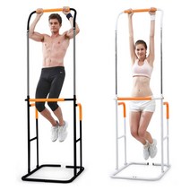 큐지 가정용 피트니스 치닝디핑 다용도 철봉, 치닝디핑 화이트