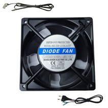 저소음 쿨링팬 220v AC 팬 무소음팬 120mm, 4번 DA-20 커넥터 팬 케이블