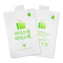 엄지부직포 수지없는 아이스팩 반제품 12x17cm 1000개+물주입기, 단품
