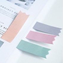 미니 플래그 컬러 포스트잇 접착스티커 점착메모지 사무용 필기 메모 책갈피, 플래그 접착 스티커 메모지, 핑크