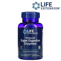 [60캡슐] 라이프익스텐션 Life Extension 인헨스드 슈퍼 다이제스티브 엔자임 소화효소 베지캡슐 60정, 1개