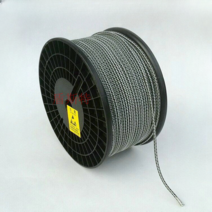 제전로프 정전기줄 안티 전기로프 카본실 20m, 직경 4mm 로프