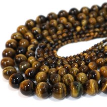 선우몰 호안석 원석재료 DIY제작 팔찌만들기 타이거아이 천연석 비즈 악세사리 부자재, 12mm