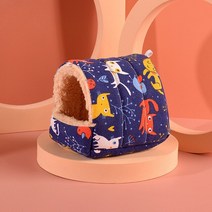 애완 동물 햄스터 둥지 봉제 따뜻하고 편안한 겨울 앵무새 해먹 동굴 케이지 오두막 텐트 조류 용품 여러, 08 08_03 L 15x15cm