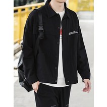 작업복 재킷 남성 봄 유행 가을 데님 캐주얼 탑 의류 옷