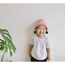 [코바늘DIY] 데일리 심플 비니모자 DIY 대바늘 입문용 초보용(동영상포함), 06 빨강