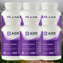 캐나다 aor 루테인 20mg 루틴 뉴테인 메리골드 영양제 60 비건 소프트젤 6개
