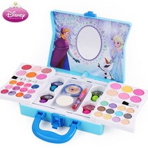 어린이화장품 7살여자아이선물 어린이화장대, 엘사 메이크업 박스 풀세트, 화장세트본품+서비스브러쉬