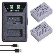 캐논 4Pcs NB-10L NB 10L 배터리 LED USB LCD 듀얼 충전기 anon G1X G15 G16 SX40HS SX50HS SX60HS SX40 SX50 SX60 HS, 2개 세트
