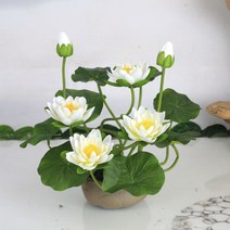연꽃 조화 연잎 진짜같은 인테리어 소품 불교 법당 꾸미기, 옵션7