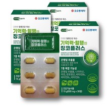 징코플러스 기억력개선 혈액순환 은행잎추출물 플라보노이드 코오롱제약, 30정X3박스