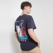 타미힐피거 팜트리 그래픽 반팔 티셔츠 (T32B6TTO12TMT1C87)