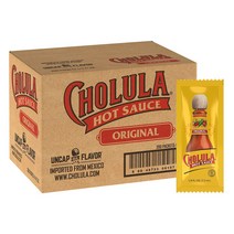Cholula 촐룰라 오리지널 핫소스 패킷 7.5ml 200개 글루텐 프리 코셔 비건 무설탕