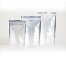 은박봉투/은박지퍼백/전면투명 후면 은박 지퍼스텐드 /100매, 150x220+40(100매)