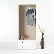옵티마 롤스크린 드레스룸 800 2단서랍장 시스템옷장, 워시오크_HNAO05WAC