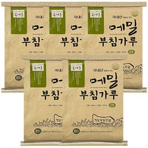 봉평촌 국내산 메밀 부침가루, 800g, 5개