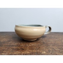 도자기 홍차 라떼 쌍화 한방 찻잔 커피잔, 살구, 1개