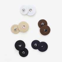 아일렛 스냅&똑딱단추 티단추 와샤_사이즈&컬러, 18mm_옐로우, 6. 싸게 스냅단추