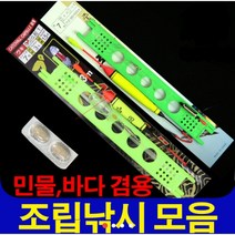 조립낚시 채비 세트 EVA 막대찌 고등어 전어 초보 손낚시 어린이, 마루후지 조립낚시1.0호