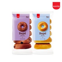SPC삼립 냉동 베이글 5입 500g 플레인 1봉+블루베리 1봉, 단품