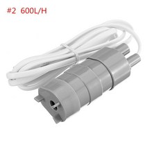 Water Pump 12V 5M 600L/H For Vertical Submersible Home Garden Pond Fountain Fish Tank Change, 01 600L