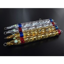 KS컴퍼니 미러 홀로그램 봉메탈 왕대구 메탈지그 지깅 대구메탈 350g 400g 450g, 400g(21파이), 실버레드(1개입)