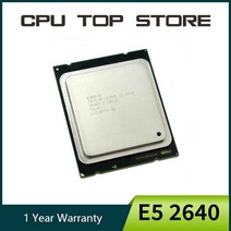I5750인텔 제온 E5 2640 15M 캐시 2.50GHz LGA 2011 6 코어 12 스레드 프로세서 CPU, 한개옵션0