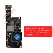 Oneten CNC 마더 보드 Nand 포함/없음 iPhone X XS XR 메인 스왑 제거베이스 밴드 CPU 로직, [12] XSM lower