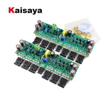 방송 음향 오디오 출력 증폭기 스피커2pcs l15 mosfet 스테레오 앰프 보드 2 채널 앰프 300w 8r 클래스 ab irfp240 irfp9240 a5-008