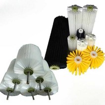 산업용 나일론 브러쉬 롤 롤러 청소솔 원형 강모 먼지, 1000x20x50x50x150