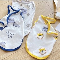 골든독 강아지 어깨단추 민소매티 S-6XL 여름 소형견 중형견 대형견 프렌치불독 웰시코기 잉글리쉬불독 착용가능 옷, 사자